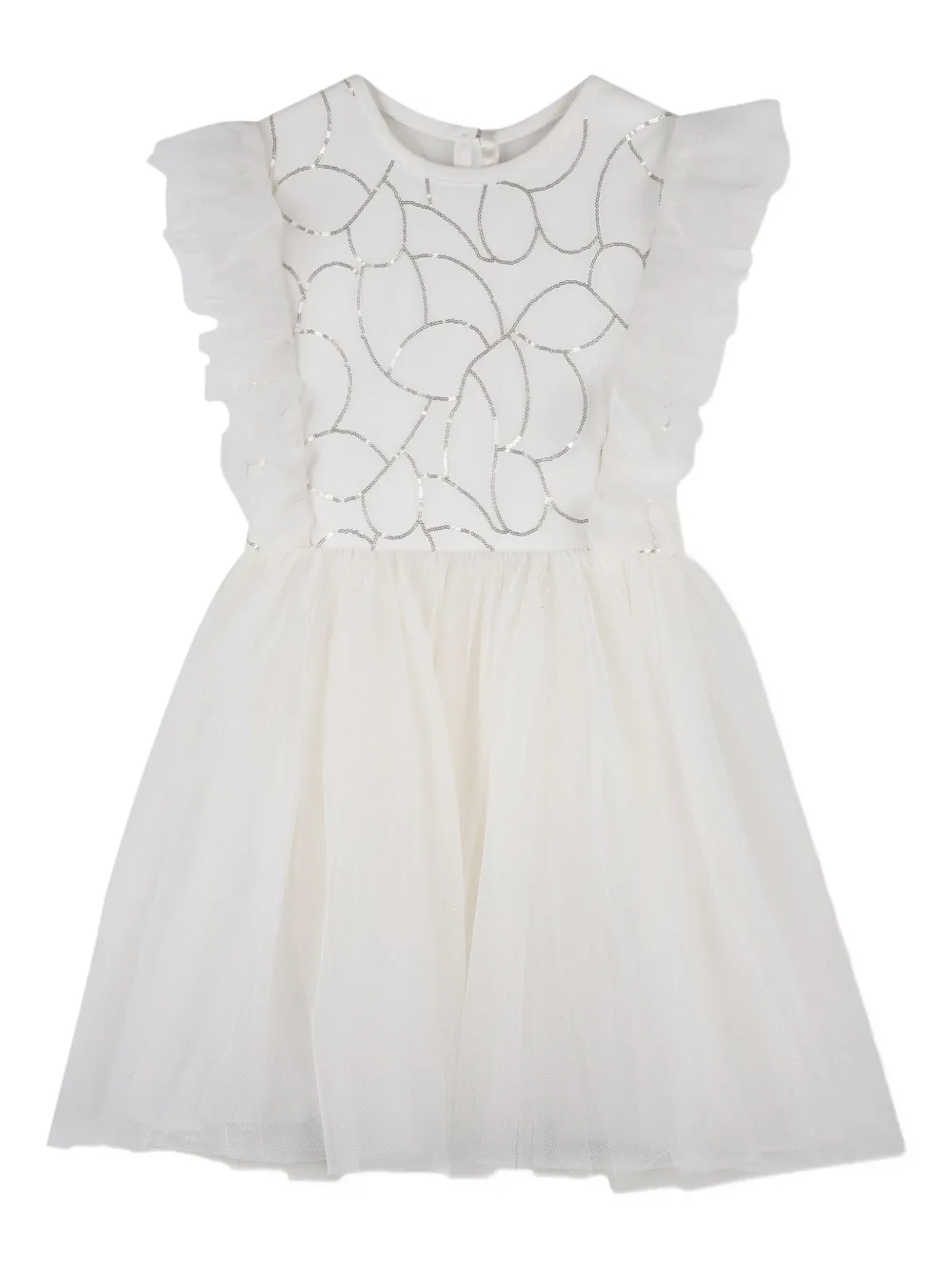 Платье с пайетками и оборками Billieblush, белый
Платье с пайетками и оборками Billieblush, белый
