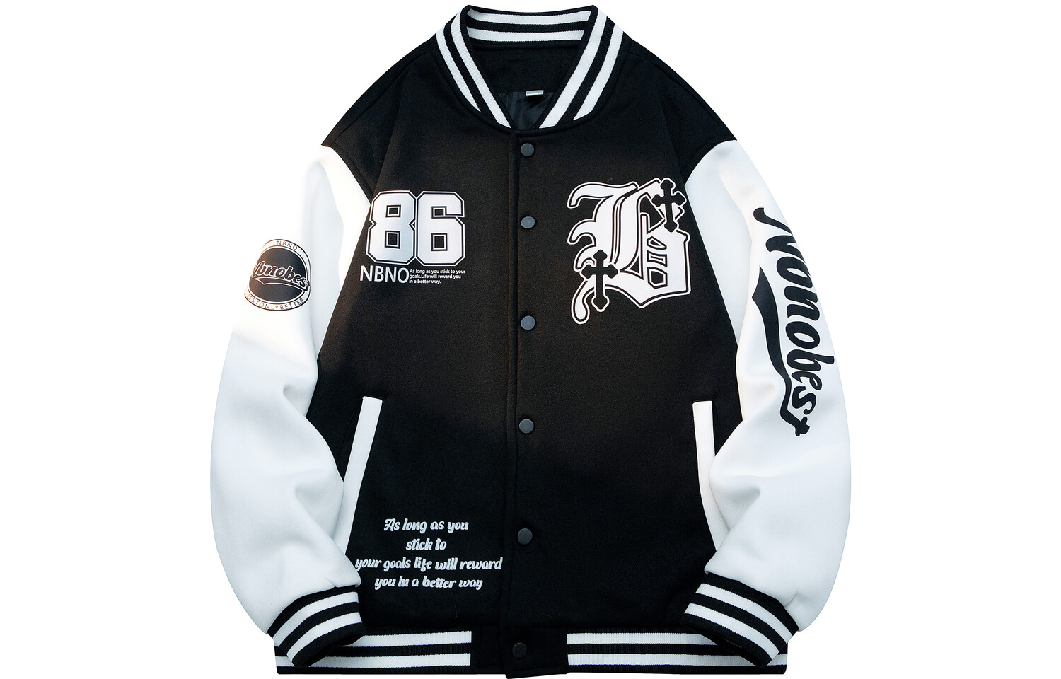 Бейсбольная куртка унисекс Nbno, Розовый
Бейсбольная куртка унисекс Nbno, Розовый