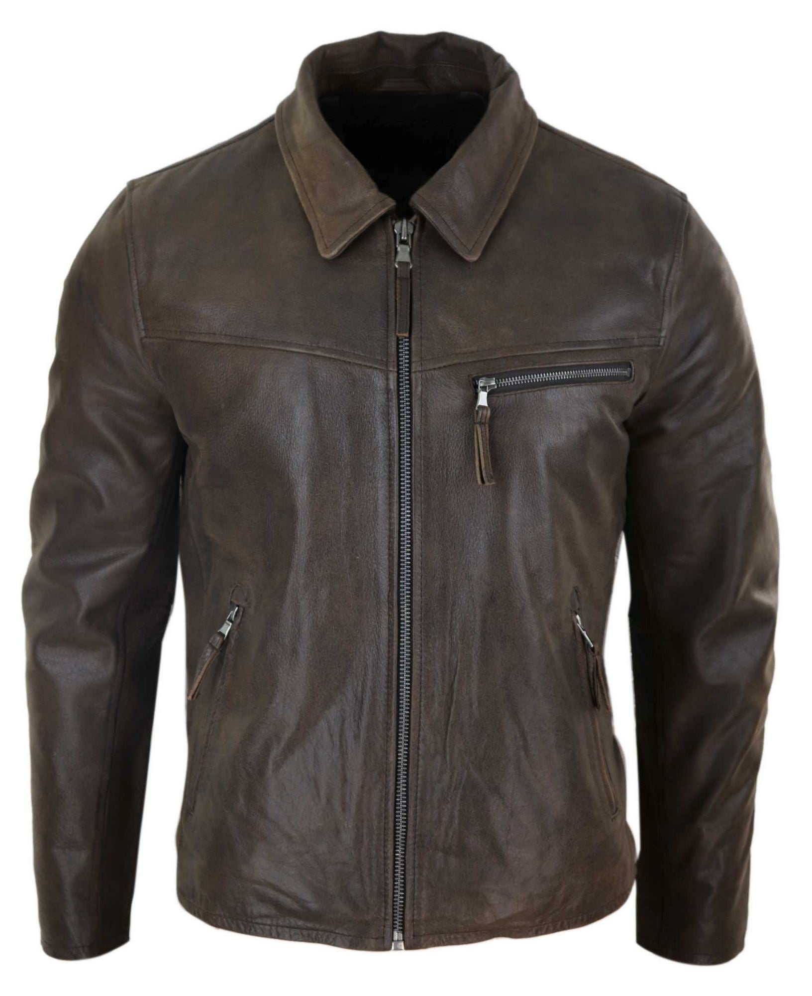 Классическая куртка с воротником из натуральной кожи TruClothing, цвет brown vintage
Классическая куртка с воротником из натуральной кожи TruClothing, цвет brown vintage