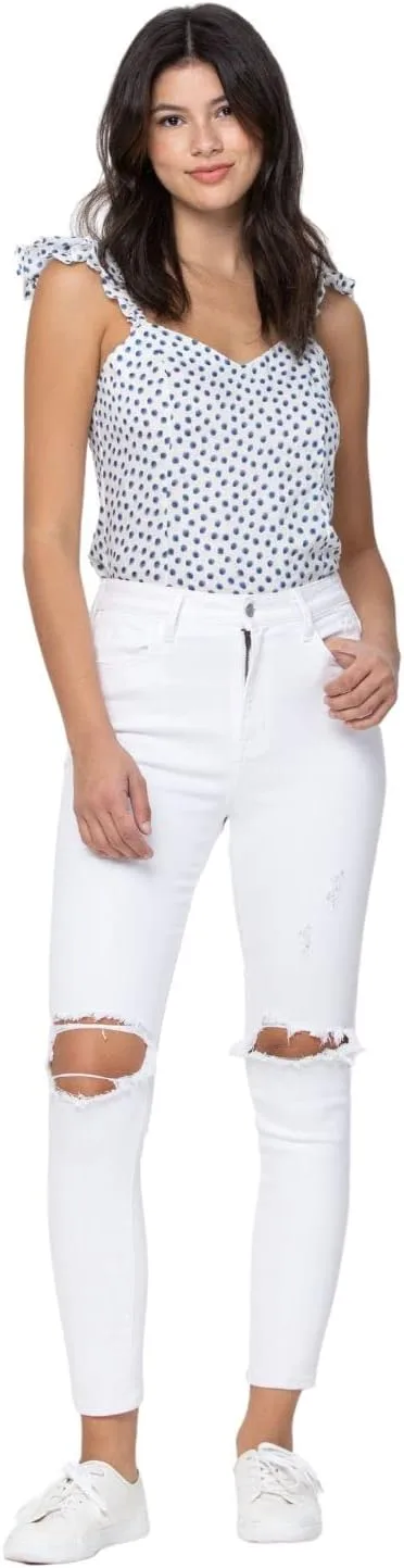 Cello Jeans женские джинсы High Rise Distressed Ankle Skinny
Cello Jeans женские джинсы High Rise Distressed Ankle Skinny