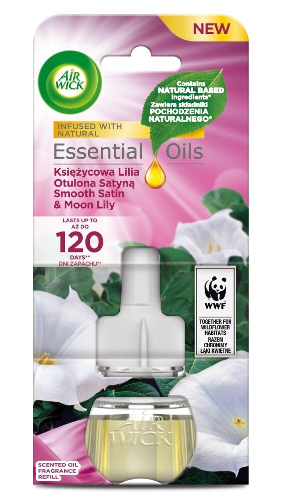 Картридж освежителя воздуха Air Wick Essential Oils Ksieżycowa Lilia, 19 мл
Картридж освежителя воздуха Air Wick Essential Oils Ksieżycowa Lilia, 19 мл