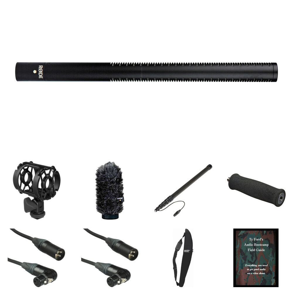 Влагостойкий направленный микрофон RODE NTG3B, комплект Deluxe для записи на местности (черный)
Влагостойкий направленный микрофон RODE NTG3B, комплект Deluxe для записи на местности (черный)