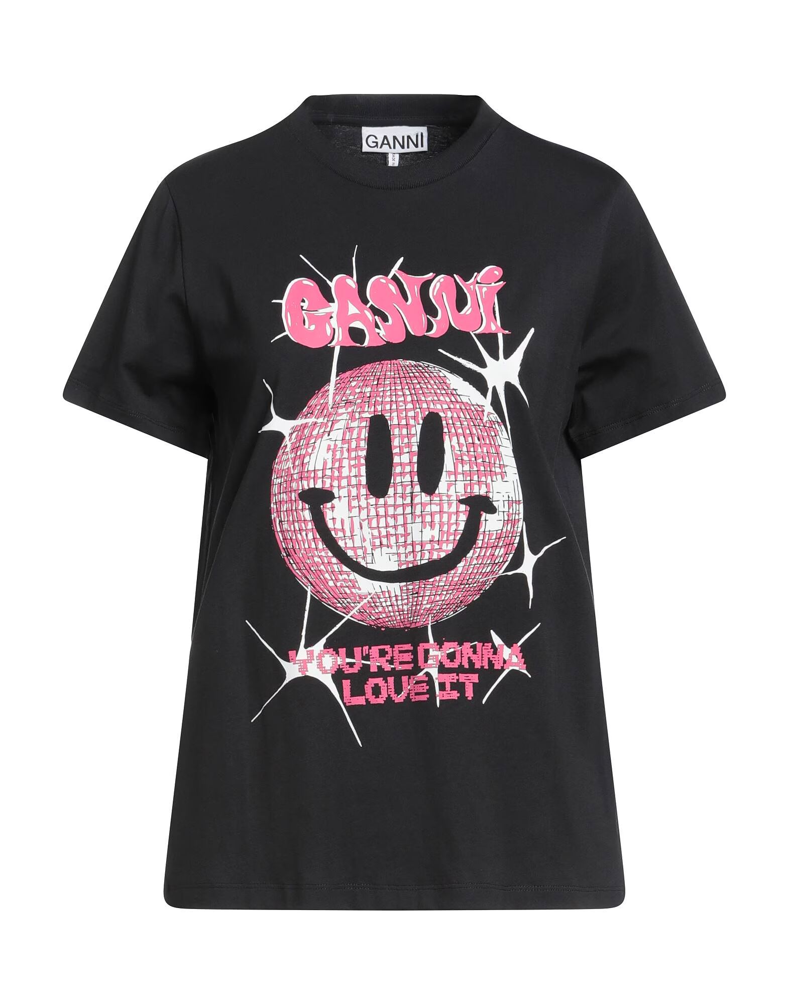 Футболка Ganni, черный
Футболка Ganni, черный