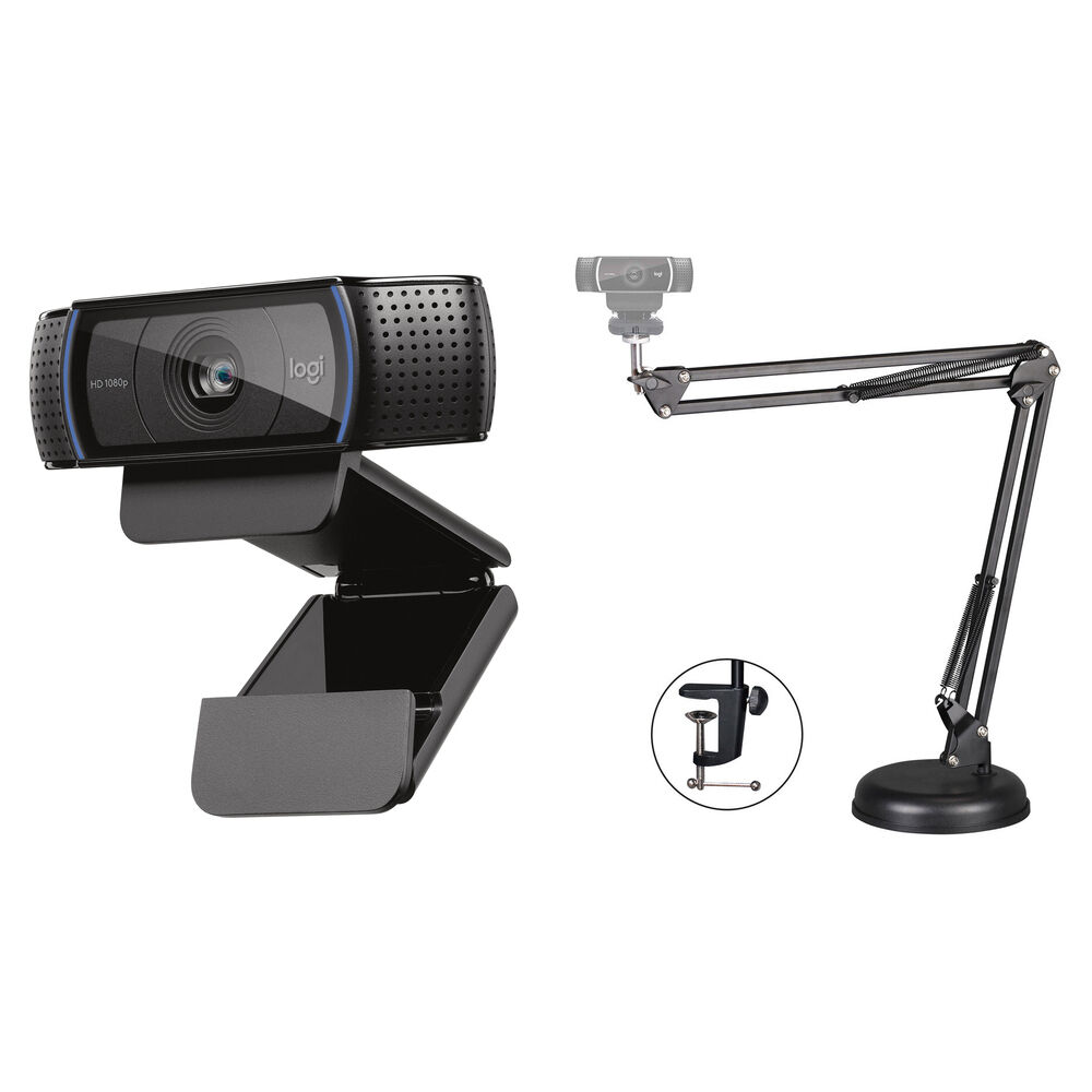 Веб-камера Logitech C920s HD Pro Webcam with WebCamArm 2 Camera Arm Kit
Веб-камера Logitech C920s HD Pro Webcam with WebCamArm 2 Camera Arm Kit