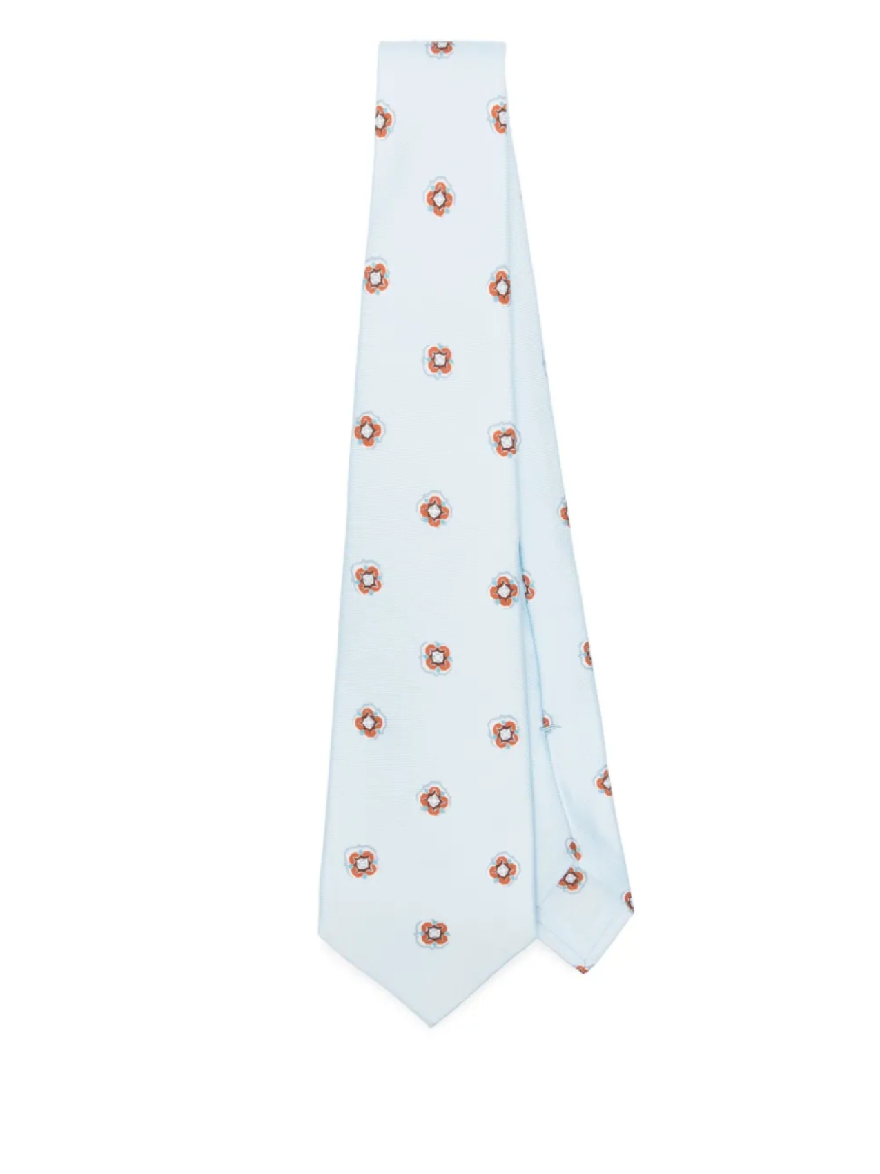 Узорчатый шелковый галстук Kiton, синий
Узорчатый шелковый галстук Kiton, синий