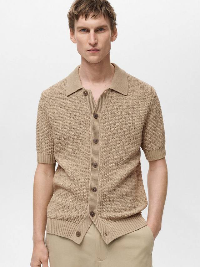 Pierola Knit рубашка с коротким рукавом Regular Fit Mango, Light Beige
Pierola Knit рубашка с коротким рукавом Regular Fit Mango, Light Beige