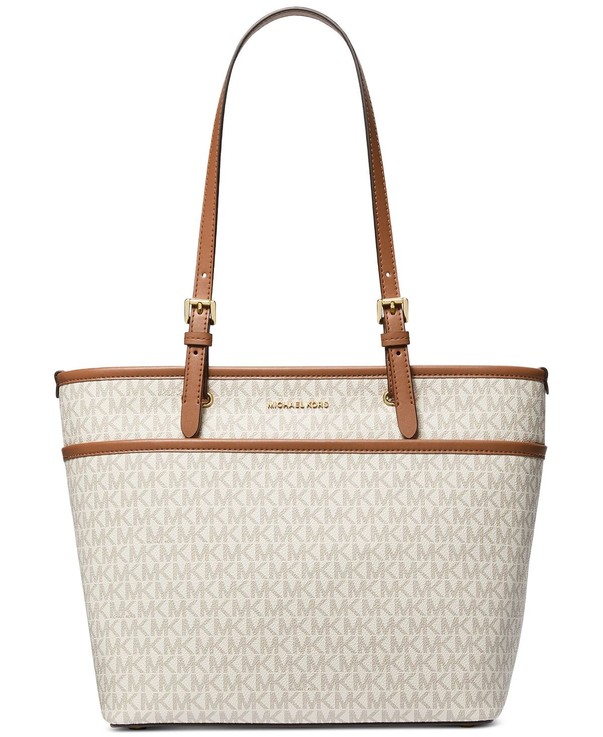 Большая сумка-тоут с карманом на молнии и логотипом сверху Michael Kors
Большая сумка-тоут с карманом на молнии и логотипом сверху Michael Kors