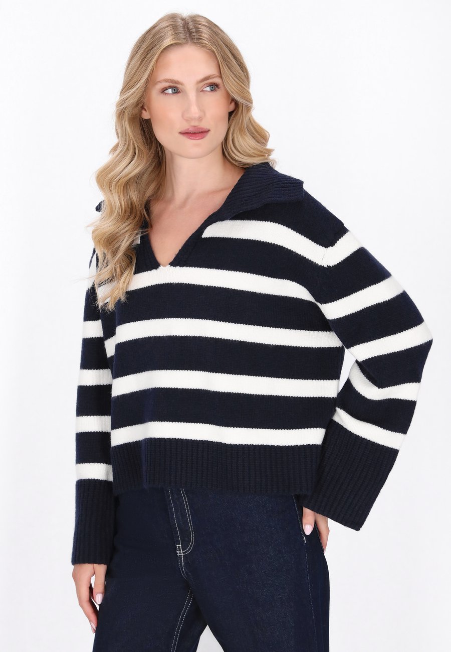 Джемпер DreiMaster Jumper, Dark Navy Offwhite/Dark Blue
Джемпер DreiMaster Jumper, Dark Navy Offwhite/Dark Blue