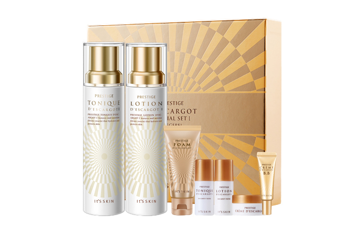 Набор для ухода за кожей YISI Crystal Diamond Snail Milk Gift Box - увлажняющий, восстанавливающий, 7 предметов It'S SKIN
Набор для ухода за кожей YISI Crystal Diamond Snail Milk Gift Box - увлажняющий, восстанавливающий, 7 предметов It'S SKIN