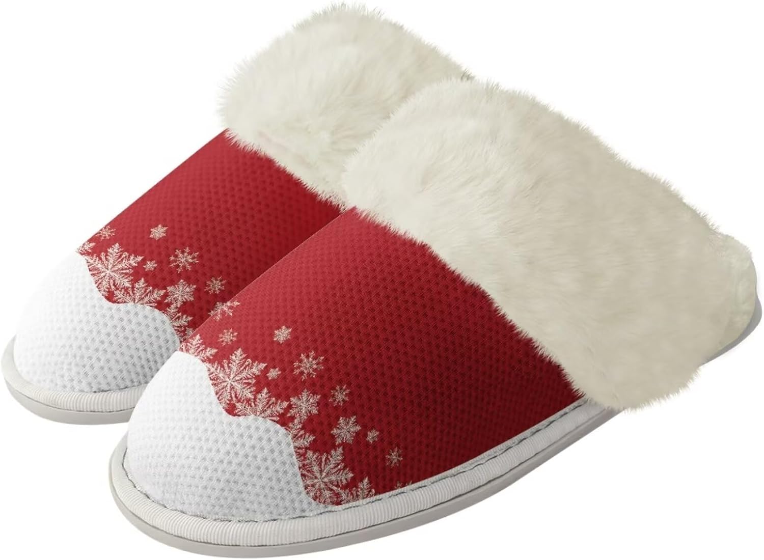 Женские и мужские теплые тапочки мягкие плюшевые домашние тапочки с противоскользящей подошвой, пушистым воротником, для спальни, для дома и улицы Jiquruby, Christmas Snowflakes
Женские и мужские теплые тапочки мягкие плюшевые домашние тапочки с противоскользящей подошвой, пушистым воротником, для спальни, для дома и улицы Jiquruby, Christmas Snowflakes
