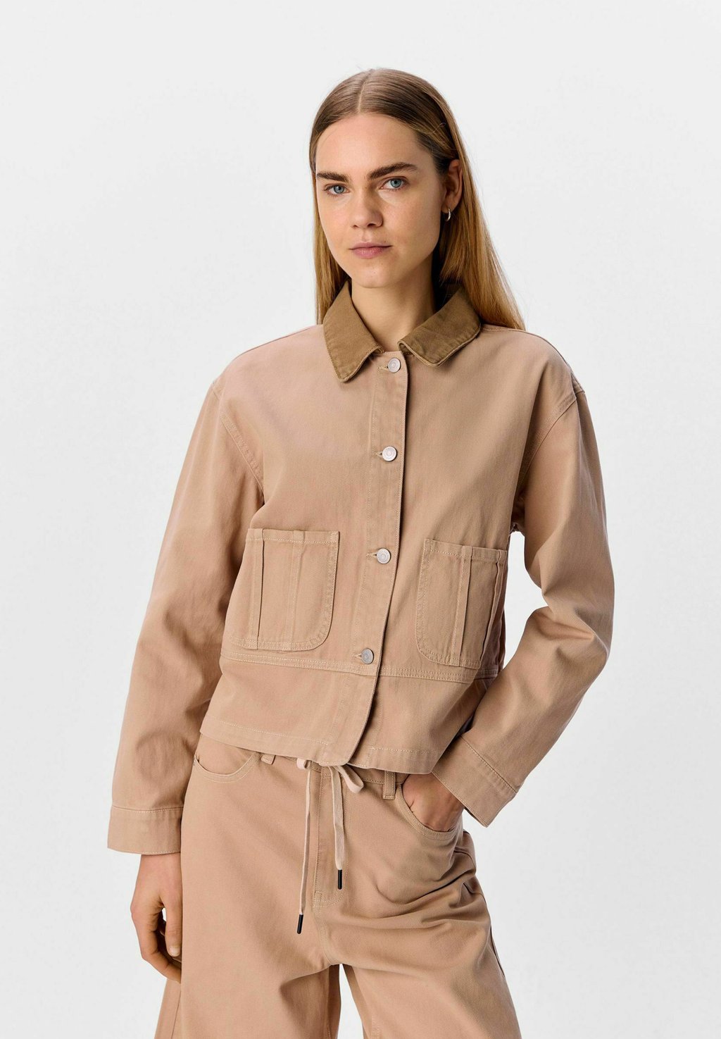 Джинсовая куртка Object, коричневый
Джинсовая куртка Object, коричневый