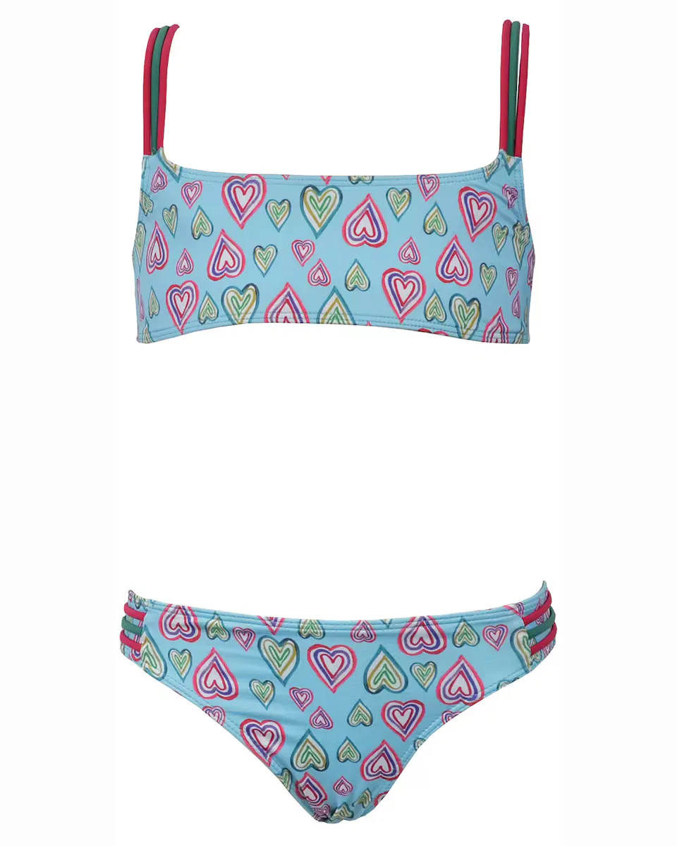 Детский купальник Cors с принтом в виде сердечек Red Point, синий
Детский купальник Cors с принтом в виде сердечек Red Point, синий