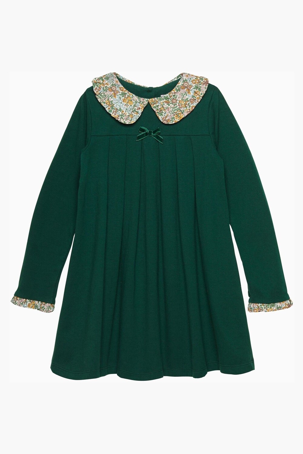 Платье пирог с принтом Liberty фиолетового цвета Trotters London, зеленый 
Платье пирог с принтом Liberty фиолетового цвета Trotters London, зеленый