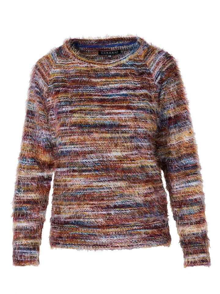 Женский свитер с мягким меховым эффектом, разноцветный. KOROSHI
Женский свитер с мягким меховым эффектом, разноцветный. KOROSHI