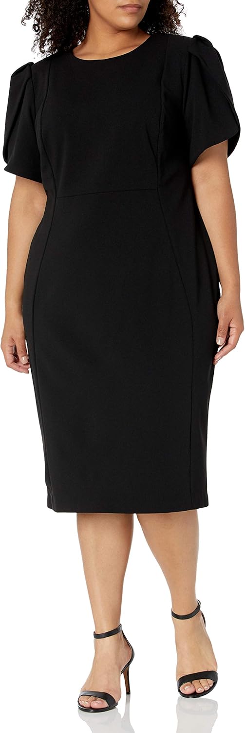 Женское платье-футляр без рукавов Calvin Klein Essential, Black
Женское платье-футляр без рукавов Calvin Klein Essential, Black