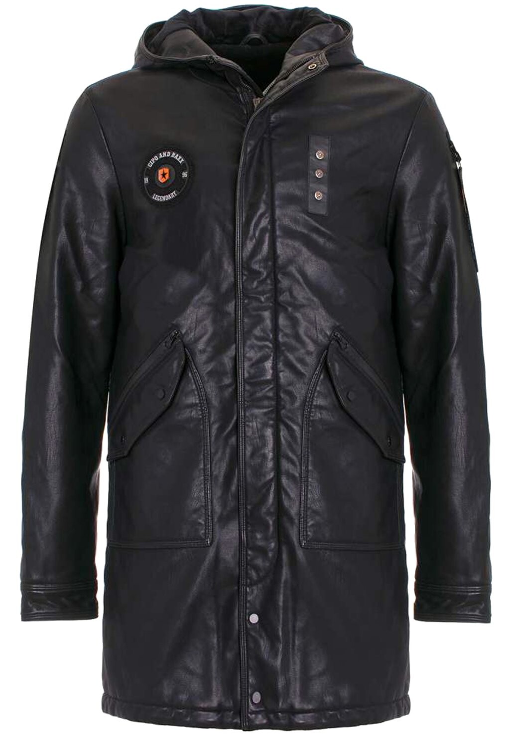 Кожаная куртка Cipo & Baxx, черный
Кожаная куртка Cipo & Baxx, черный