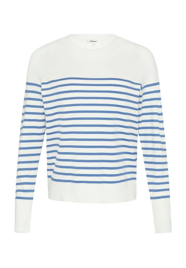 Свитер с круглым вырезом S.Oliver, синий
Свитер с круглым вырезом S.Oliver, синий