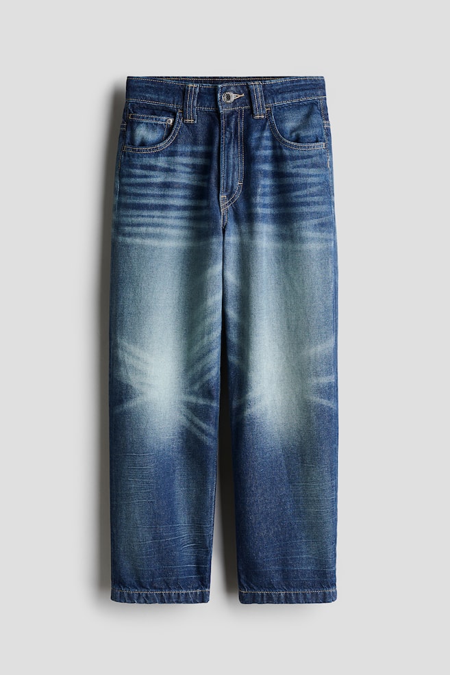 Мешковатые джинсы H&M, синий
Мешковатые джинсы H&M, синий