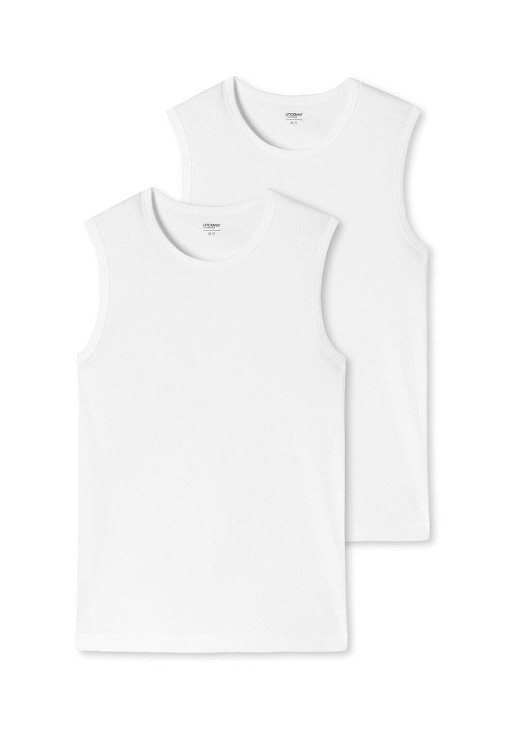 Мужские майки, упаковка из 2 шт., серия «Uncover», круглый вырез uncover by SCHIESSER
Мужские майки, упаковка из 2 шт., серия «Uncover», круглый вырез uncover by SCHIESSER