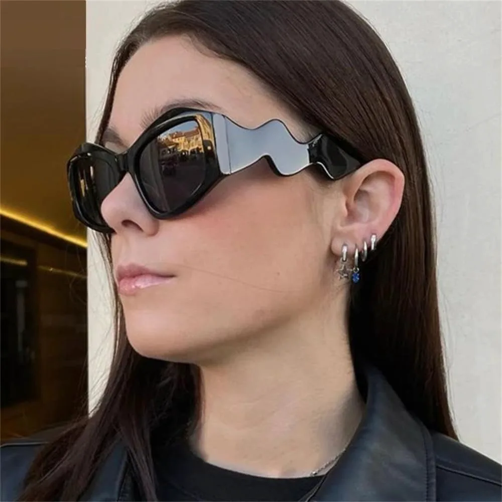 Солнцезащитные очки с изогнутыми дужками в стиле «кошачий глаз» для женщин, панк-винтаж, солнцезащитные очки с защитой от ультрафиолета UV400 LANGSER, Orange
Солнцезащитные очки с изогнутыми дужками в стиле «кошачий глаз» для женщин, панк-винтаж, солнцезащитные очки с защитой от ультрафиолета UV400 LANGSER, Orange