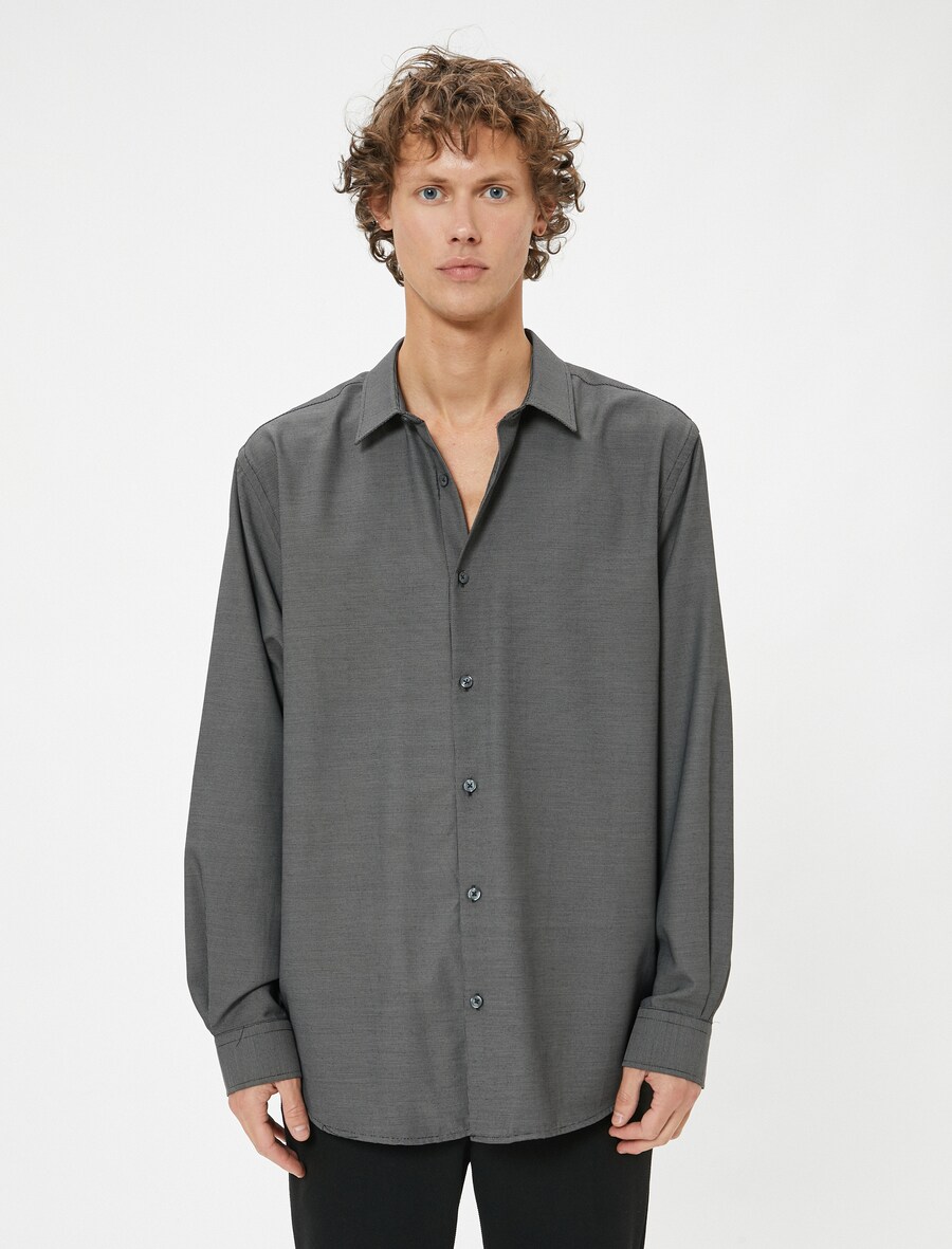 Рубашка обычного кроя на пуговицах Koton, цвет Smoke grey
Рубашка обычного кроя на пуговицах Koton, цвет Smoke grey