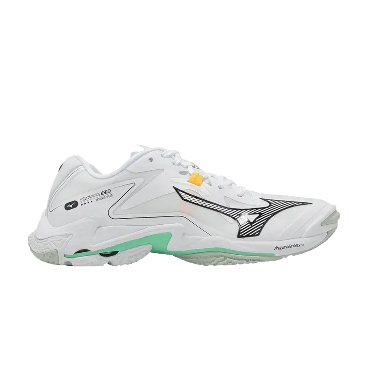 Кроссовки Mizuno Wave Lightning Z8, White Black Frozen Emerald
Кроссовки Mizuno Wave Lightning Z8, White Black Frozen Emerald