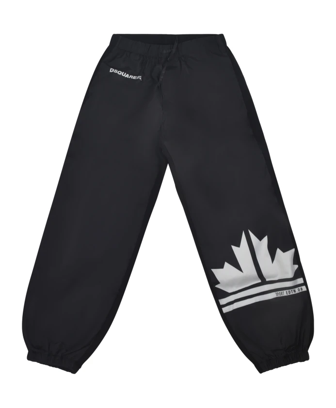 Детские брюки Dsquared2, черный 
Детские брюки Dsquared2, черный