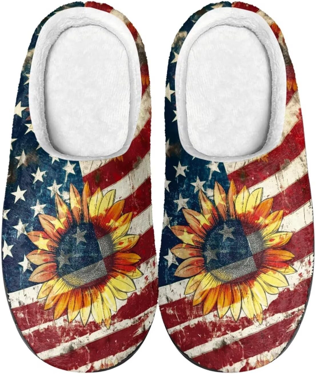 Унисекс домашние тапочки Howilath с принтом флага страны, из фланели, с мягкой пушистой подкладкой, теплые хлопковые тапочки, American Flag Sunflower
Унисекс домашние тапочки Howilath с принтом флага страны, из фланели, с мягкой пушистой подкладкой, теплые хлопковые тапочки, American Flag Sunflower