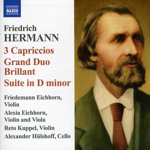 CD диск Hermann / Eichhorn / Kuppel / Hulshoff: 3 Capriccios / Suite in D minor
CD диск Hermann / Eichhorn / Kuppel / Hulshoff: 3 Capriccios / Suite in D minor