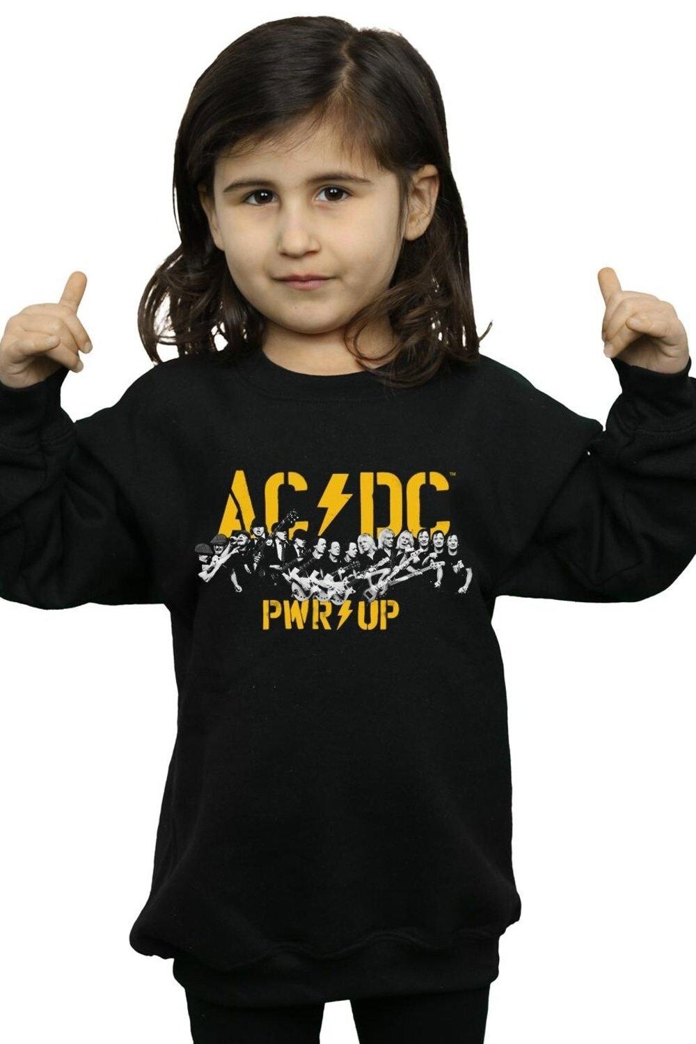 Толстовка PWR UP Portrait Motion AC/DC, черный 
Толстовка PWR UP Portrait Motion AC/DC, черный