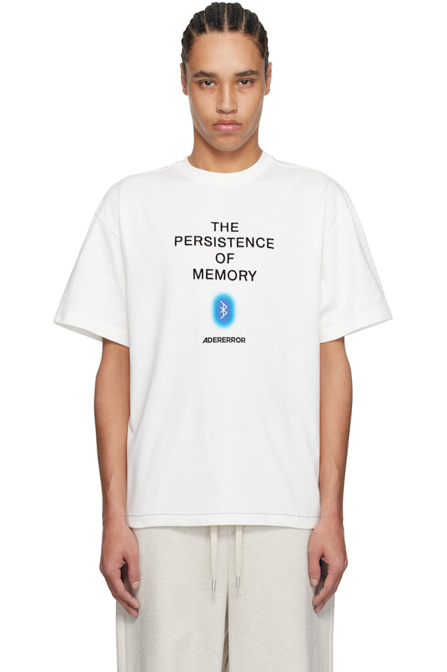 Синий сетчатый продукт. 49 футболка Ader Error, белый
Синий сетчатый продукт. 49 футболка Ader Error, белый