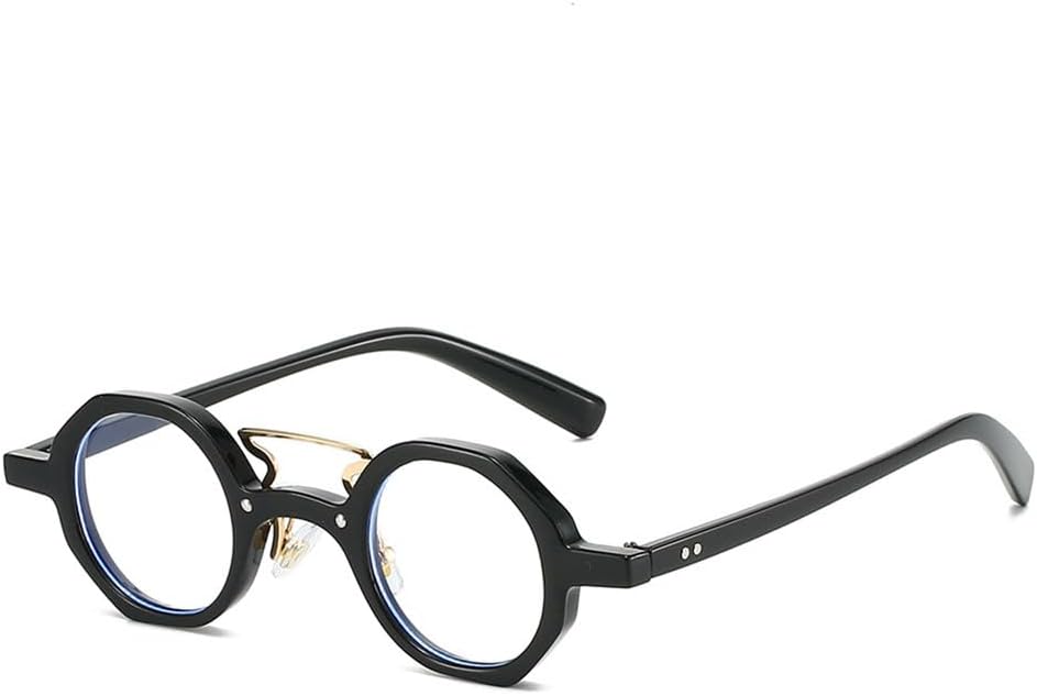 Ретро-солнцезащитные очки для женщин, маленькие, многоугольные, круглые, с защитой от УФ-излучения UV400, модные панк-очки для мужчин с заклепками, прозрачные, градиентные KTUCN, Black Clear
Ретро-солнцезащитные очки для женщин, маленькие, многоугольные, круглые, с защитой от УФ-излучения UV400, модные панк-очки для мужчин с заклепками, прозрачные, градиентные KTUCN, Black Clear