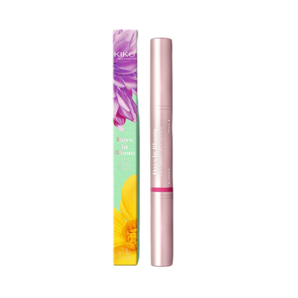 Помада и карандаш для губ с интенсивным сатиновым финишем 06 pink life, 1 г Kiko Milano Days in bloom 2-in-1 vibrant lipstick&pencil
Помада и карандаш для губ с интенсивным сатиновым финишем 06 pink life, 1 г Kiko Milano Days in bloom 2-in-1 vibrant lipstick&pencil