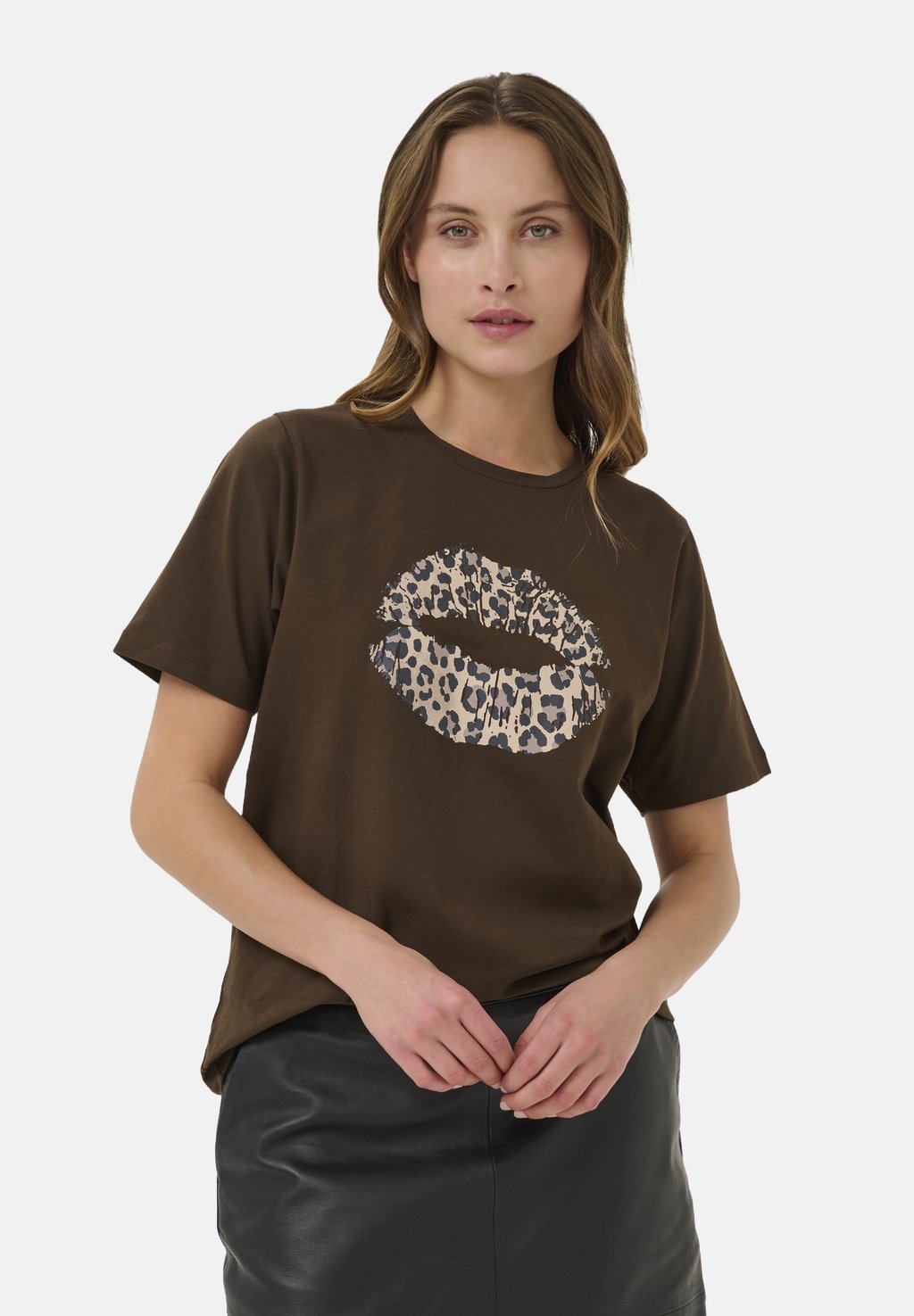 Футболка с принтом CUGITH Culture, коричневый 
Футболка с принтом CUGITH Culture, коричневый