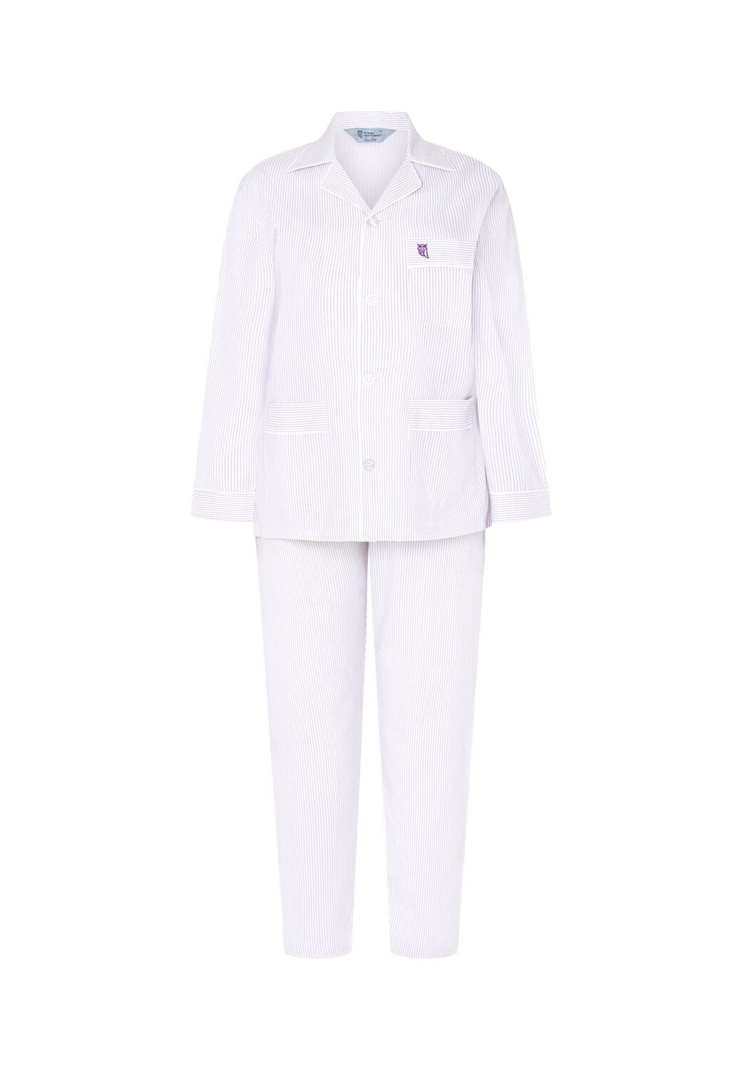 Женские пижамы с длинным воротником с лацканами, шелковые премиум-класса в полоску, фиолетовые El Búho NOCTURNO, фиолетовый
Женские пижамы с длинным воротником с лацканами, шелковые премиум-класса в полоску, фиолетовые El Búho NOCTURNO, фиолетовый