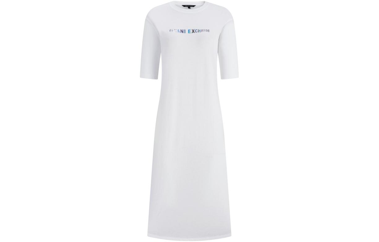 Женское платье с короткими рукавами AE SS23 ARMANI EXCHANGE, белый
Женское платье с короткими рукавами AE SS23 ARMANI EXCHANGE, белый