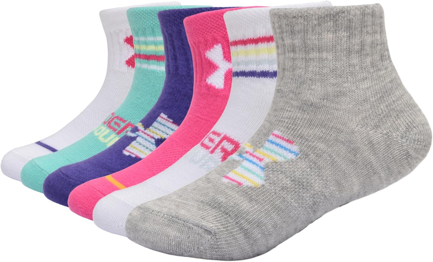 Детские носки Under Armour Multi Pack Quarter, Rainbow Grey
Детские носки Under Armour Multi Pack Quarter, Rainbow Grey