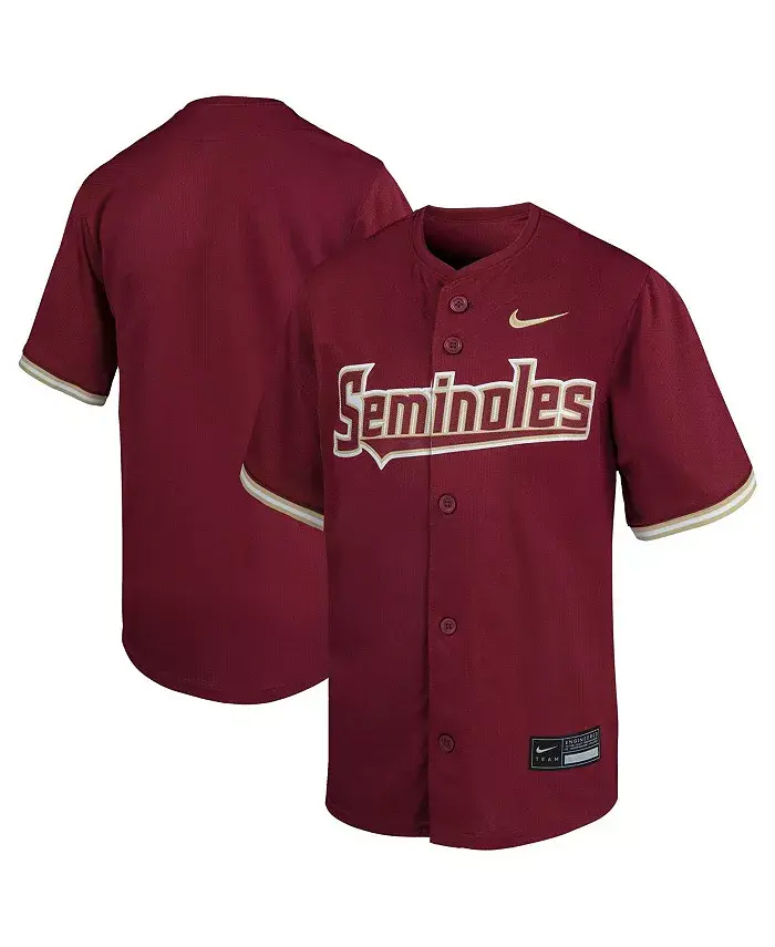 Бейсбольная джерси Florida State Seminoles Limited цвета граната для старших мальчиков и девочек Nike
Бейсбольная джерси Florida State Seminoles Limited цвета граната для старших мальчиков и девочек Nike