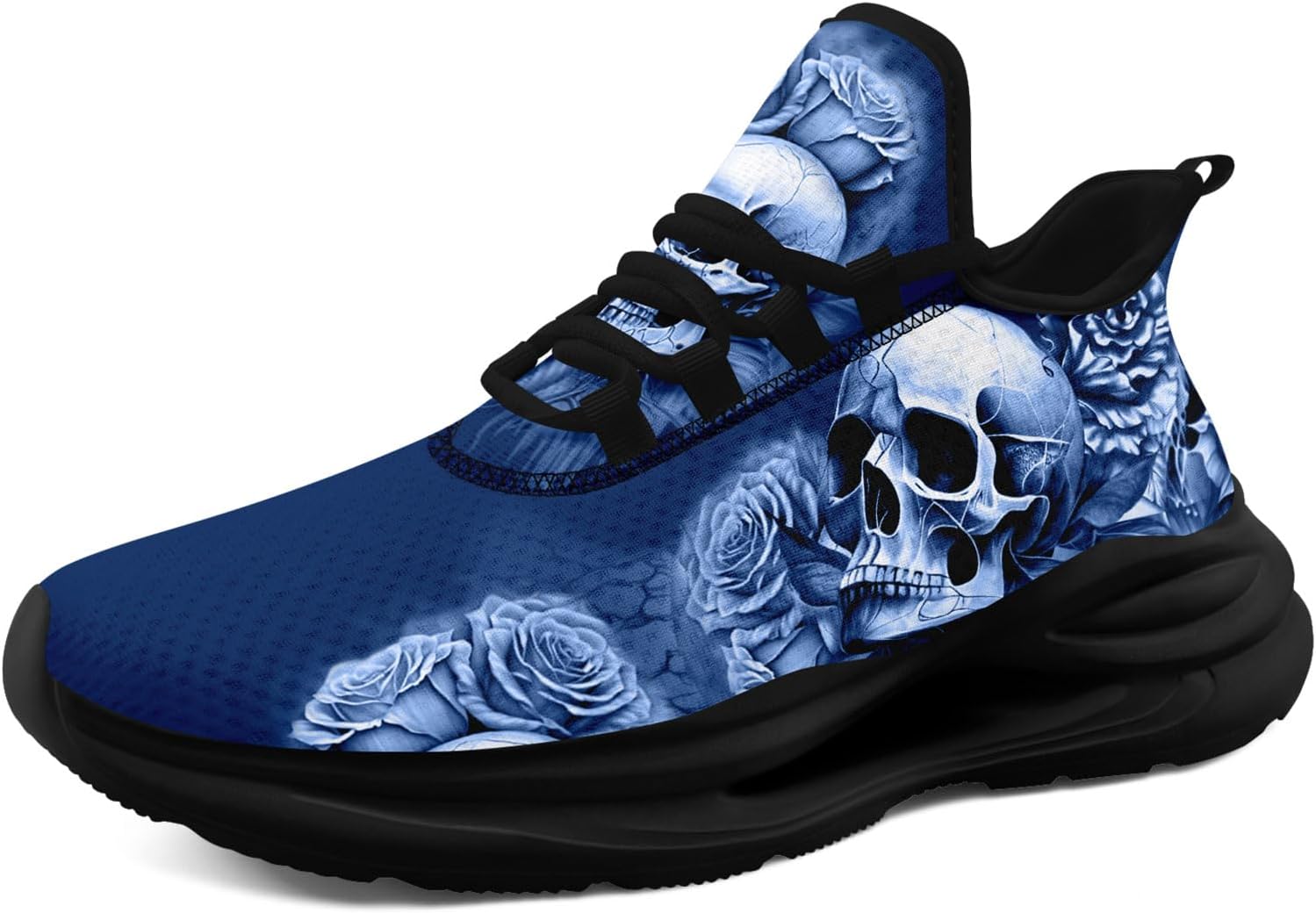 Кроссовки с черепом для мужчин и женщин, стильная элегантность, готические графические повседневные спортивные кроссовки для тенниса и тренировок Awsole, белый/черный/синий
Кроссовки с черепом для мужчин и женщин, стильная элегантность, готические графические повседневные спортивные кроссовки для тенниса и тренировок Awsole, белый/черный/синий