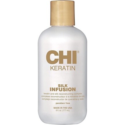 CHI Keratin Silk Infusion; Восстанавливающая кератиновая сыворотка для волос 177 мл
CHI Keratin Silk Infusion; Восстанавливающая кератиновая сыворотка для волос 177 мл