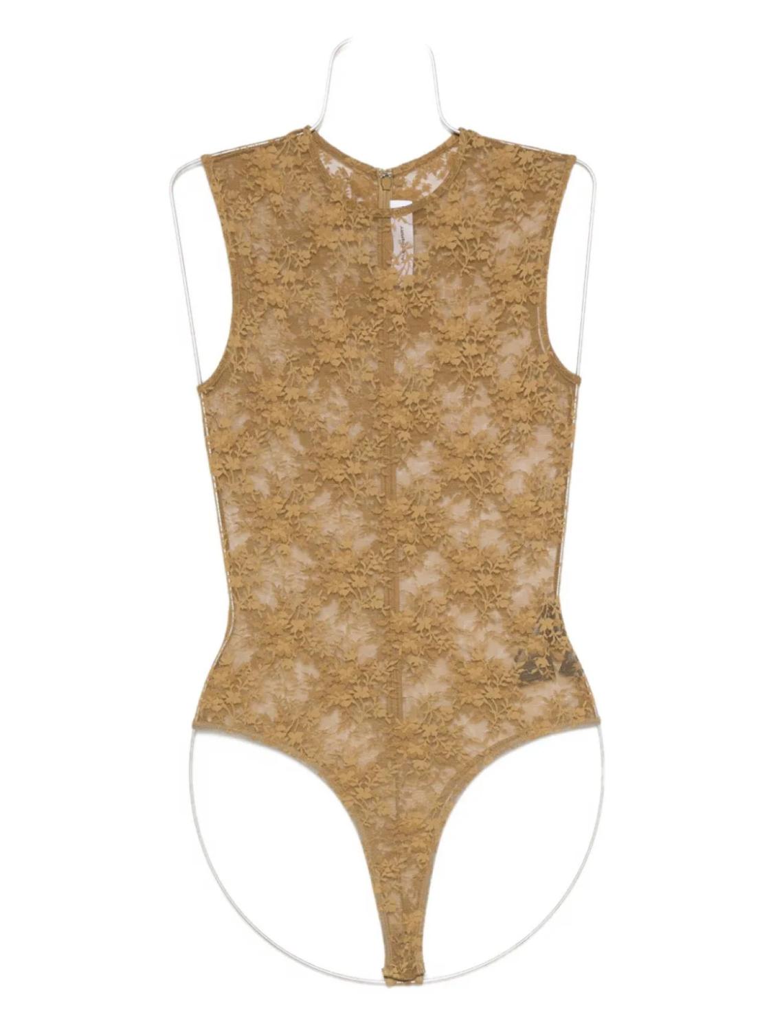 Боди без рукавов с кружевом от Alex Perry, зеленый
Боди без рукавов с кружевом от Alex Perry, зеленый