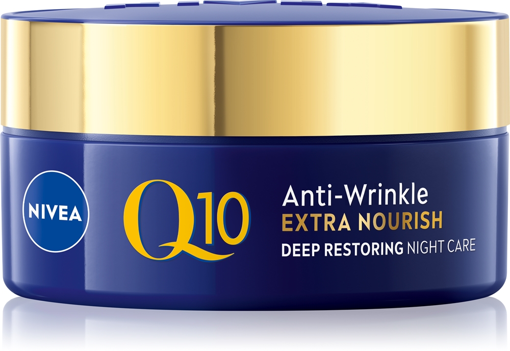 Питательный ночной крем Q10 Power против морщин Nivea, 50 мл
Питательный ночной крем Q10 Power против морщин Nivea, 50 мл