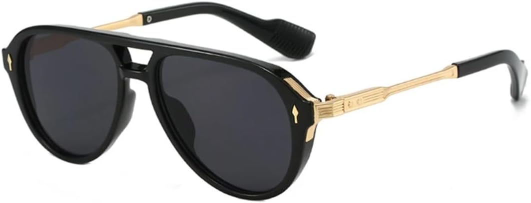 Ретро-солнцезащитные очки с двойной перемычкой для женщин, роскошные солнцезащитные очки с заклепками для мужчин, солнцезащитные очки UV400, трендовые очки для активного отдыха и спорта UATXTAU, Black Golden Gray
Ретро-солнцезащитные очки с двойной перемычкой для женщин, роскошные солнцезащитные очки с заклепками для мужчин, солнцезащитные очки UV400, трендовые очки для активного отдыха и спорта UATXTAU, Black Golden Gray