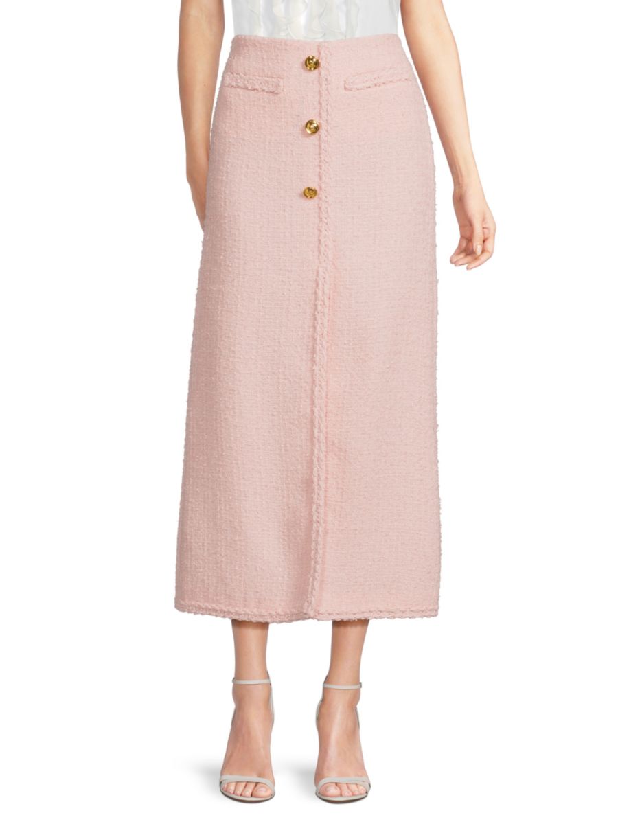 Юбка-миди из смеси натуральной шерсти и букле Giambattista Valli, цвет Quartz Rose
Юбка-миди из смеси натуральной шерсти и букле Giambattista Valli, цвет Quartz Rose