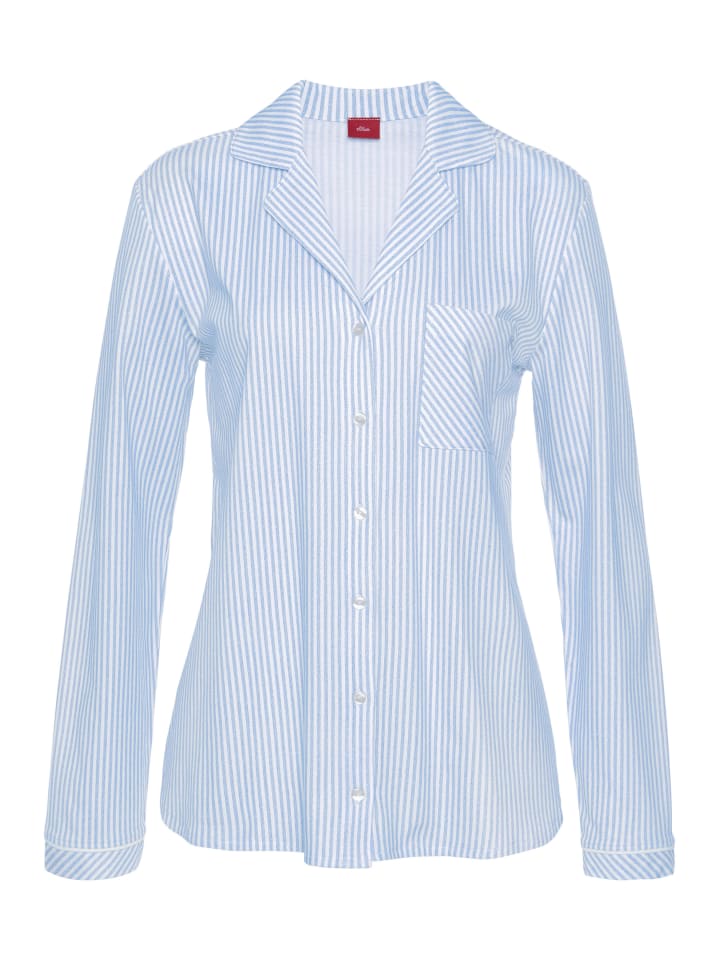 s.Oliver Верхняя часть пижамы в небесно-голубую полоску
s.Oliver Верхняя часть пижамы в небесно-голубую полоску