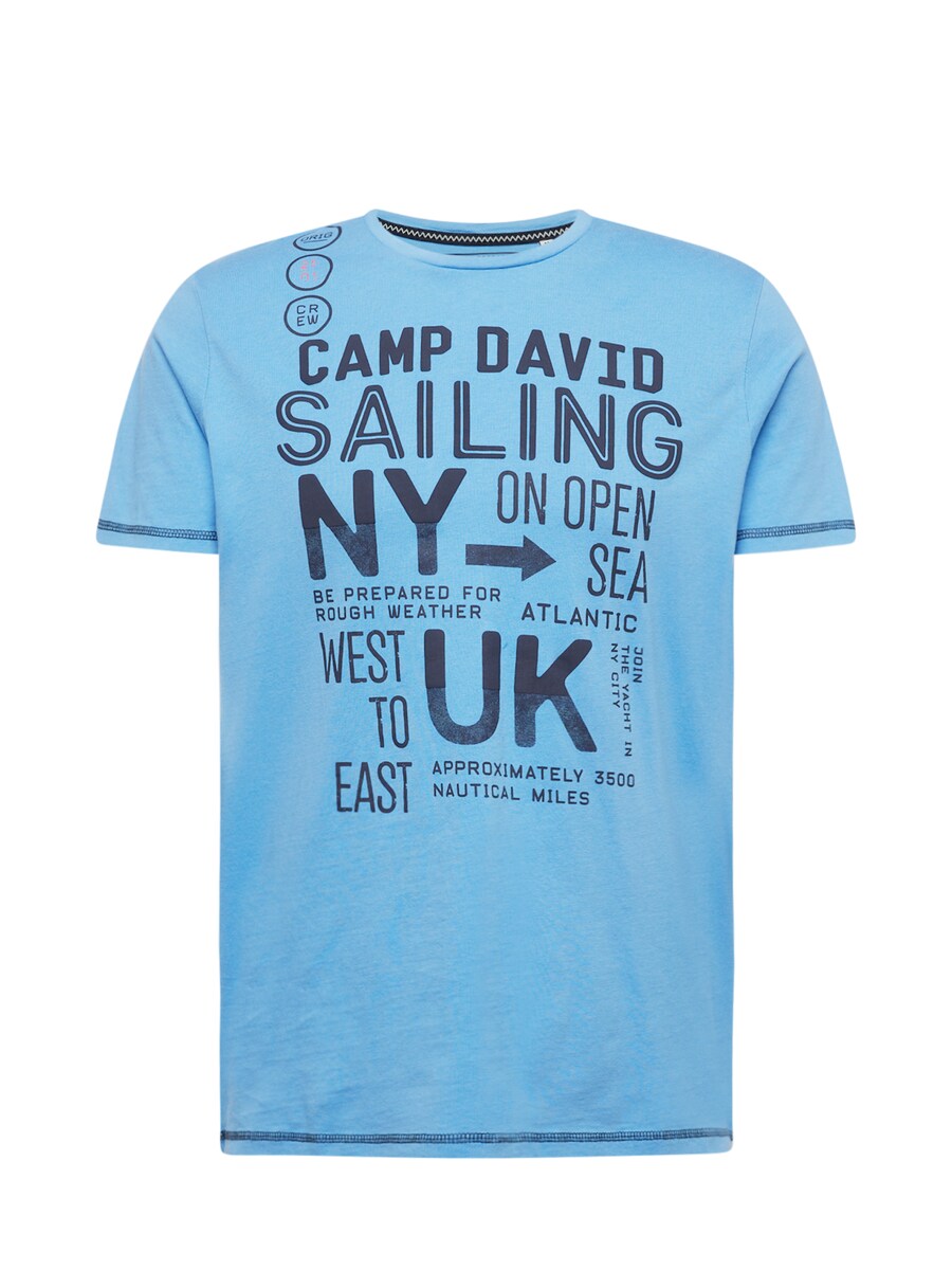 Футболка CAMP DAVID, Smoke blue/Night blue
Футболка CAMP DAVID, Smoke blue/Night blue