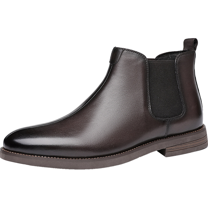 Auron Ботинки челси мужские коричневые до щиколотки
Auron Ботинки челси мужские коричневые до щиколотки