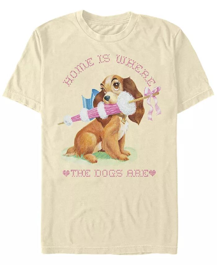 Футболка мужская с коротким рукавом Lady and the Tramp Home Dog Fifth Sun, слоновая кость/кремовый
Футболка мужская с коротким рукавом Lady and the Tramp Home Dog Fifth Sun, слоновая кость/кремовый