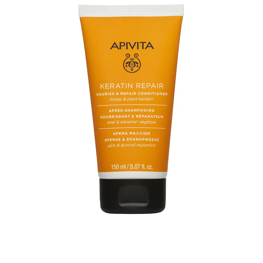 Кондиционер для волос Acondicionador keratin repair nutritivo y reparador para cabello seco y dañado Apivita, 150 мл.
Кондиционер для волос Acondicionador keratin repair nutritivo y reparador para cabello seco y dañado Apivita, 150 мл.