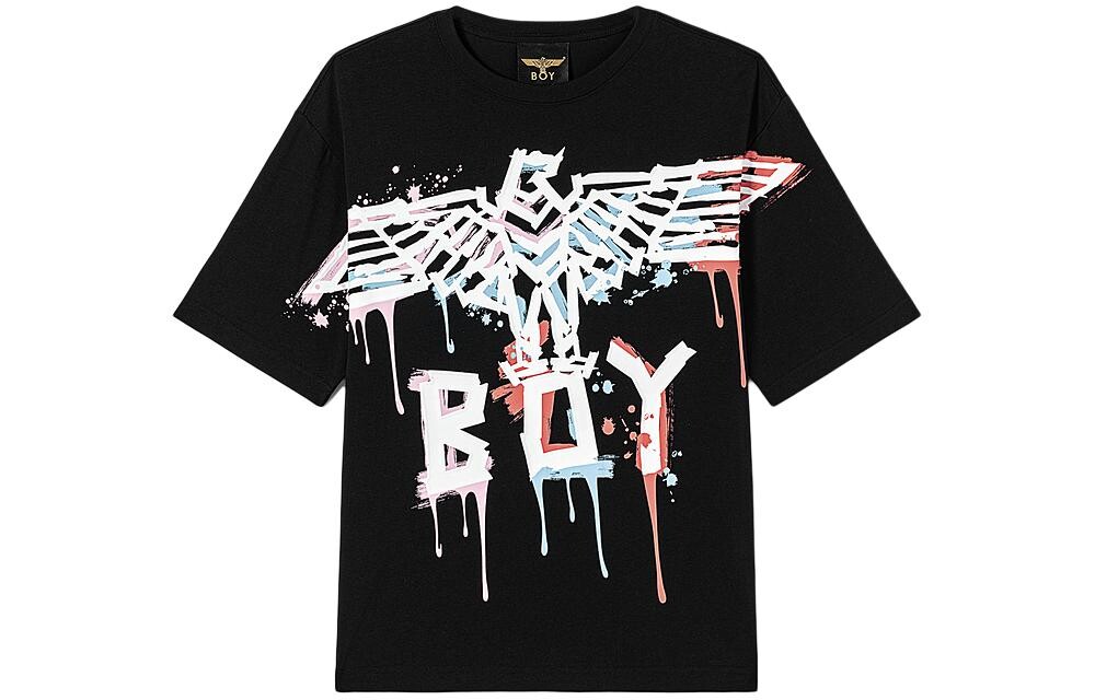 Футболка унисекс черная Boy London, черный
Футболка унисекс черная Boy London, черный